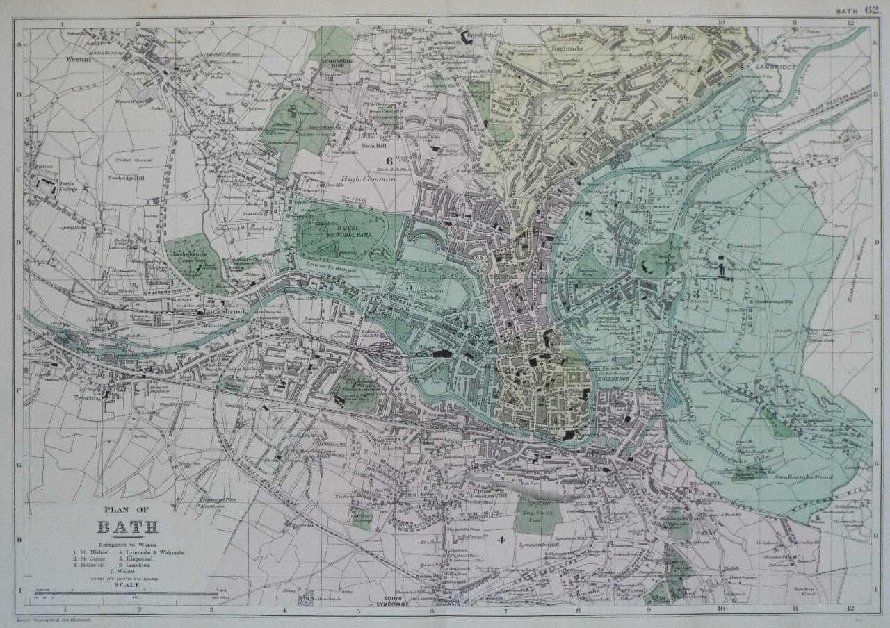 Map of Bath - Bath